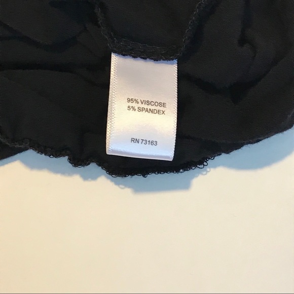 NWOT Cable & Gauge black surplice knit top - Picture 4 of 6